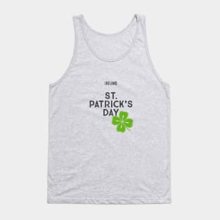 3/17 St Patrick's Day Ireland Tank Top